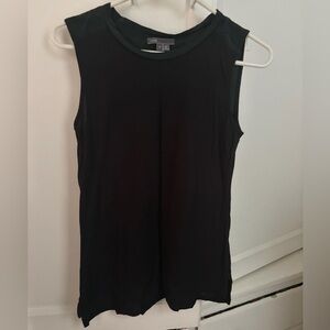 Vince Black Sleeveless Crewneck Tank Size S